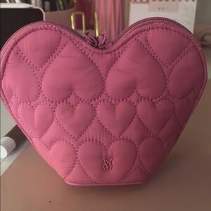 Victoria's Secret Pink Heart-Shaped Bag